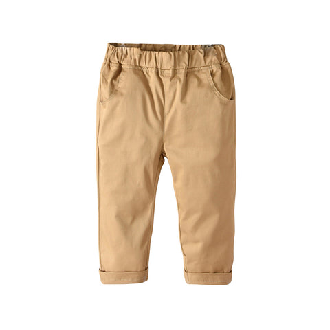 Beige pants on a white background