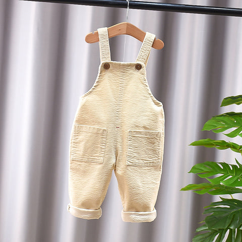 Pure Cotton Corduroy Overalls