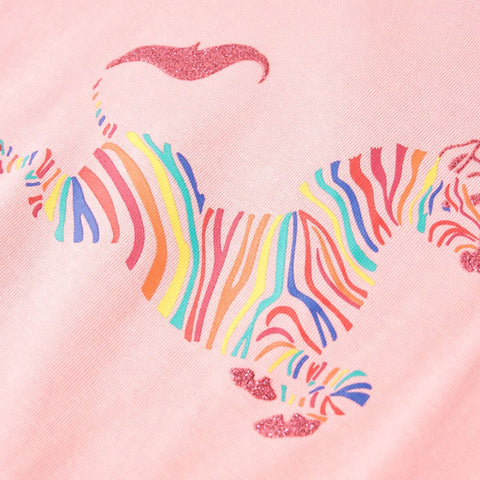 Cotton Unicorn Print T-Shirt