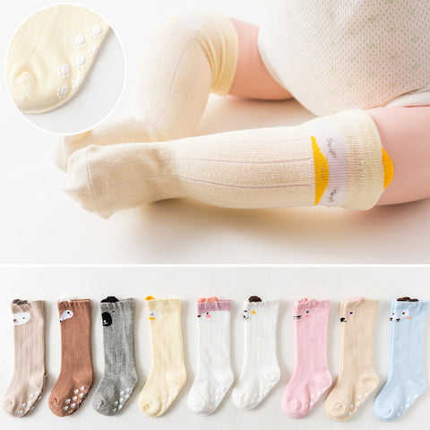 Stretchy Cotton Blend Anti-Slip Socks