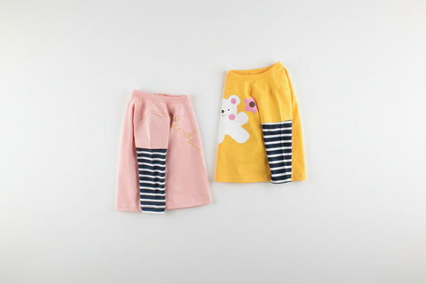 Niedliches Baumwoll-T-Shirt mit Bärenmuster