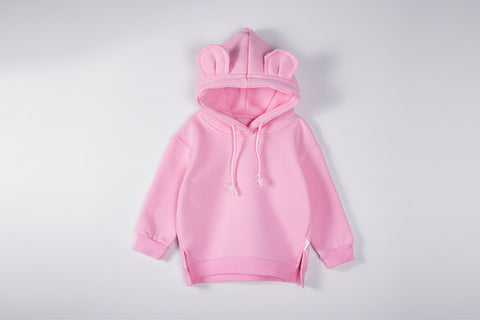 Cute Bear-Ear Cotton Hoodie