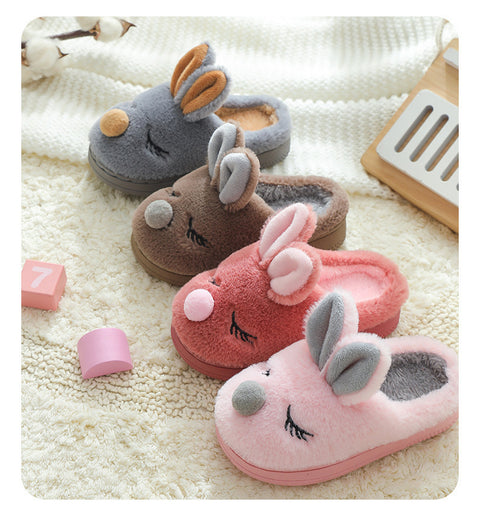 Soft Plush Animal Indoor Slippers