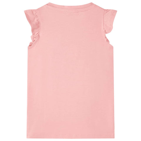 Cotton Pineapple Flutter Sleeve T-Shirt