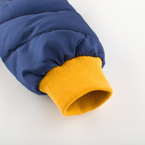 Super Hero Printed Puffer Jacket