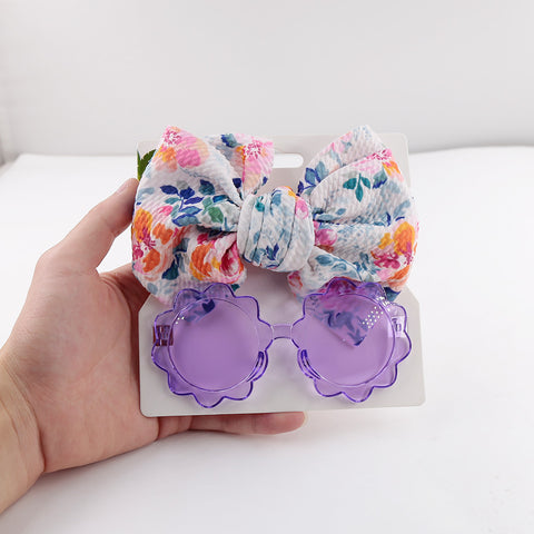 Hair Band and Sunglasses Fun Pattern Set