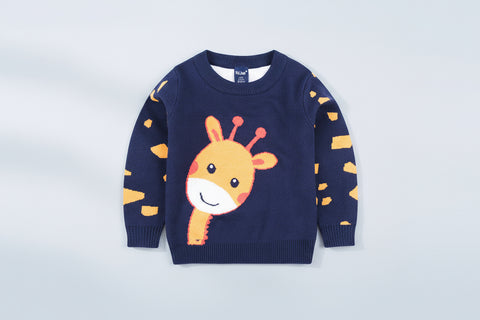 Cheerful Soft Fine-Wool-Blend Pullover