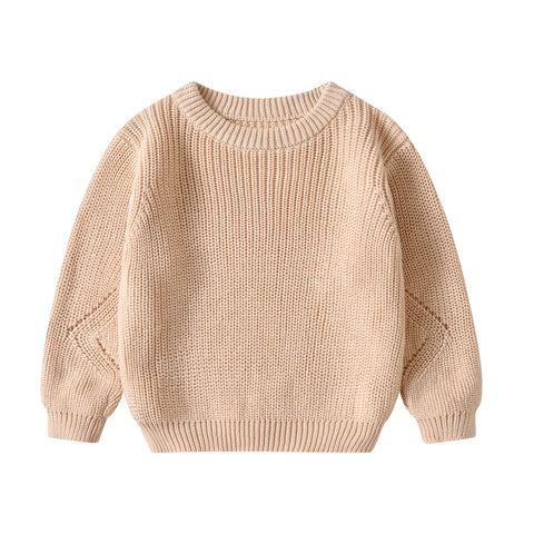 Cozy Everyday Wear Cotton Knit Sweater