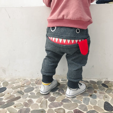 Adorable Funny Face Design Jogger Pants