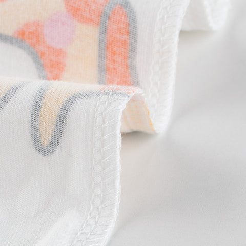 Camiseta de algodón suave con diseño de animales del zoológico