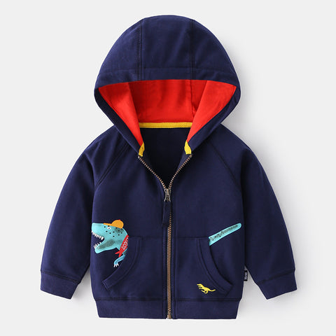 Playful Dino Hooded Jacket