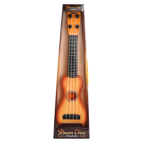Dream Voice ukulele in packaging on a white background