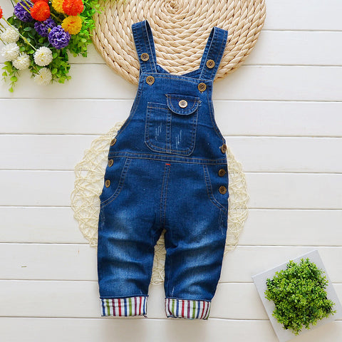 Trendy Adjustable Straps Denim Overalls