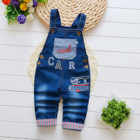 Trendy Adjustable Straps Denim Overalls