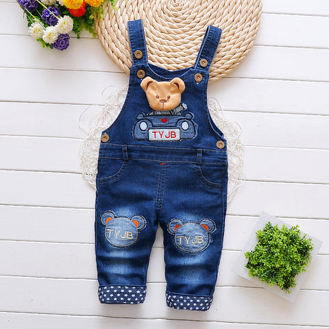 Trendy Adjustable Straps Denim Overalls
