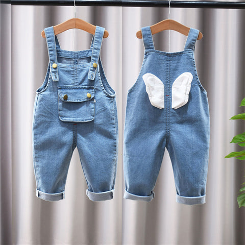 Trendy Adjustable Straps Denim Overalls