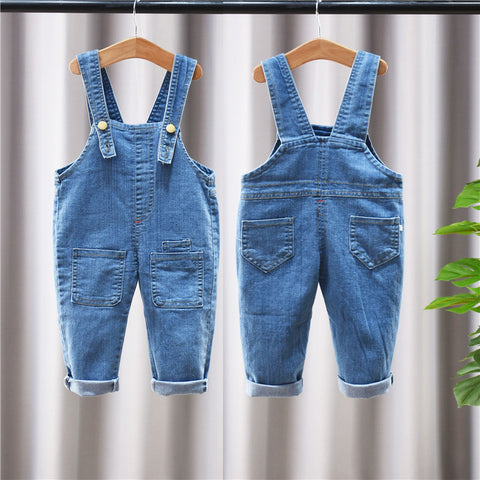 Trendy Adjustable Straps Denim Overalls