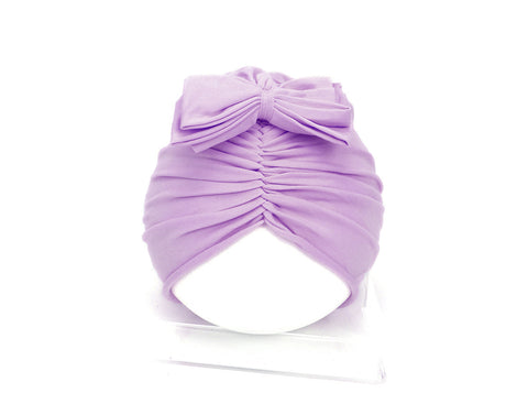Soft knitted bow headband