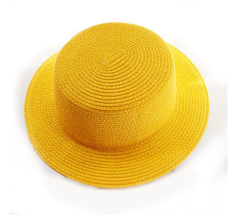 Wide Brim Straw Sun Hat