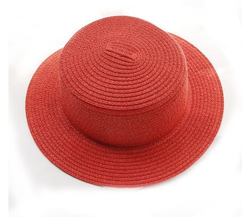 Wide Brim Straw Sun Hat
