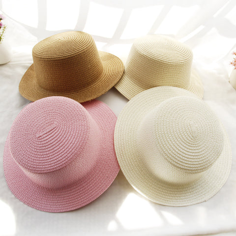 Wide Brim Straw Sun Hat