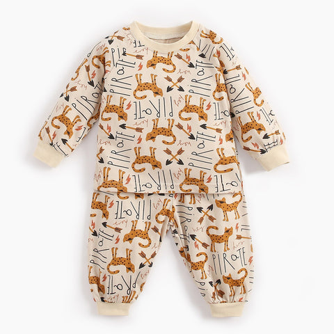 Cartoon Prints Soft Cotton Pajama Set Collection