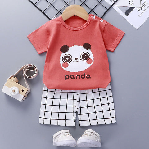 T-Shirt and Shorts Friendly Character Set