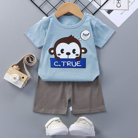 T-Shirt and Shorts Friendly Character Set