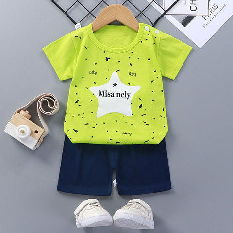 T-Shirt and Shorts Friendly Character Set