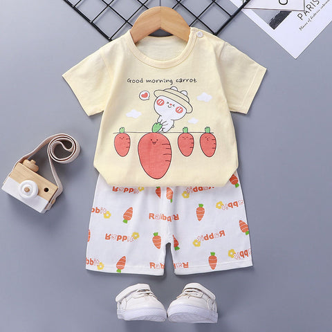 T-Shirt and Shorts Friendly Character Set