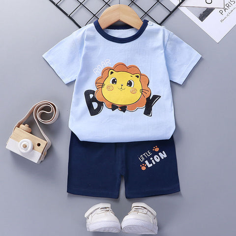 T-Shirt and Shorts Friendly Character Set