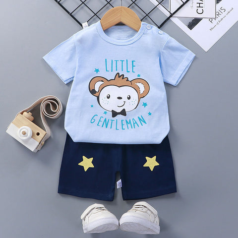 T-Shirt and Shorts Friendly Character Set