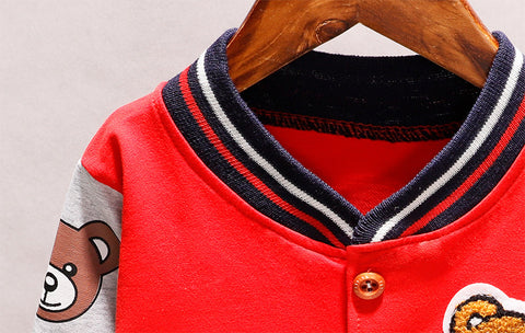 Cheery Cotton Varsity Jacket