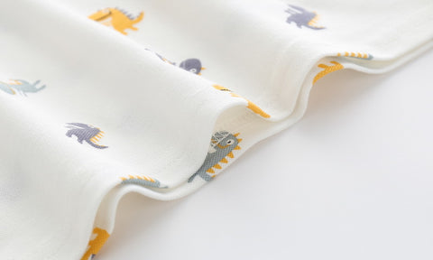 Soft Cotton T-Shirt Dinosaur Print