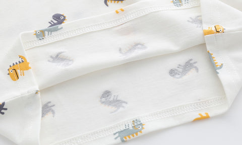 Soft Cotton T-Shirt Dinosaur Print
