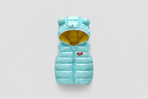 Soft Cotton Lining Hooded Vest