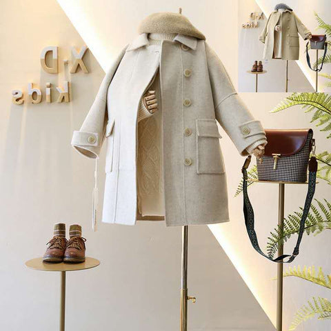 Elegant & Comfort Wool Blend Coat