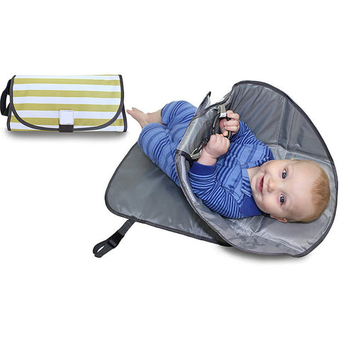 Portable Diaper Changing Pad with Built-in Head Cushion