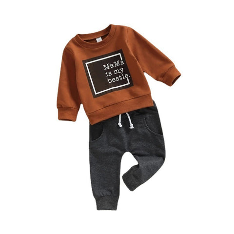 Pullover- und Hosen-Set „Mama Is My Bestie“