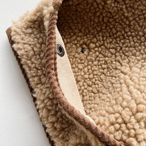 Teddy Faux Fur Snap-Front Jacket