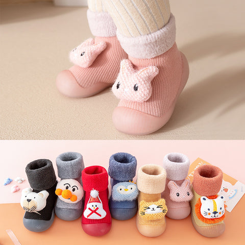 Plush Animal Sock Shoes for Babies