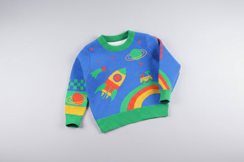 Warm Soft Cotton Blend Sweater