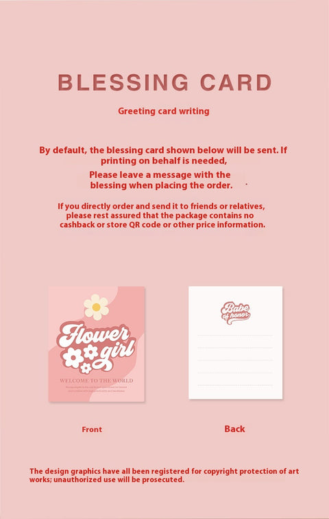 Lucky Flower Babygeschenkkoffer aus 100% weicher Baumwolle