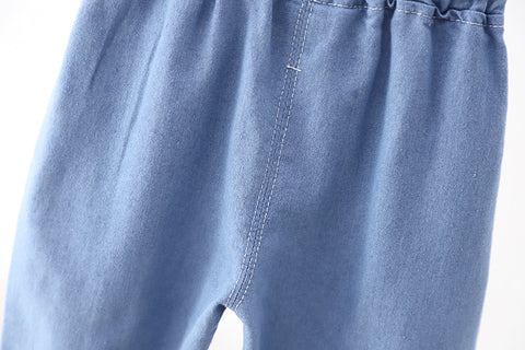 Lovely Bear Print Pullover and Pants Set