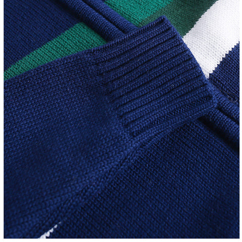 Stylish Cotton Zip-Up Knit Cardigan