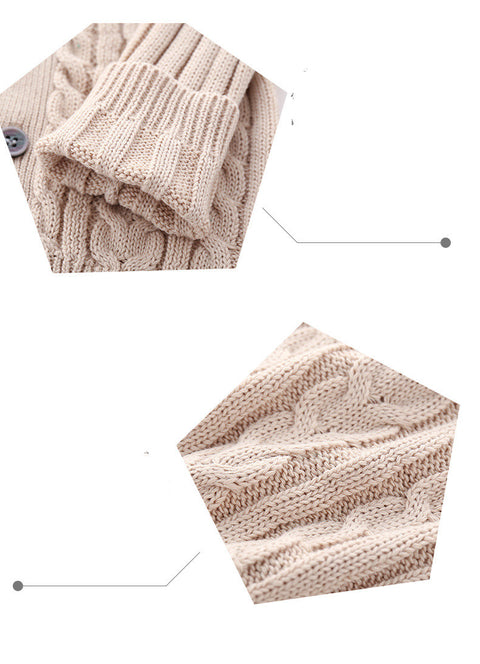 Classic Shawl Collar Cotton Knit Cardigan