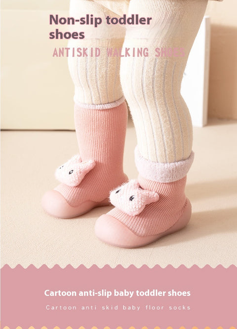Plush Animal Sock Shoes for Babies