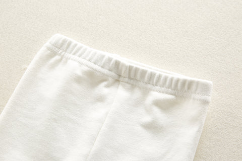 Leggings de algodón suave con pies