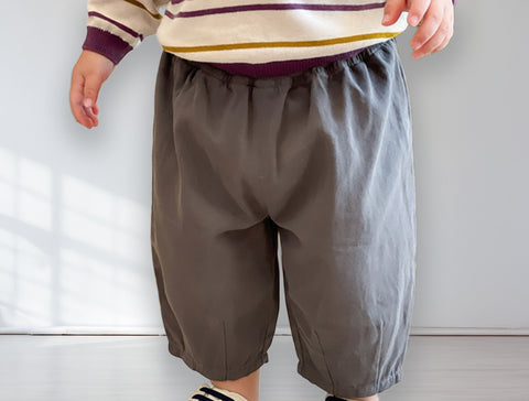 Relaxed Cotton Pull-On Pants
