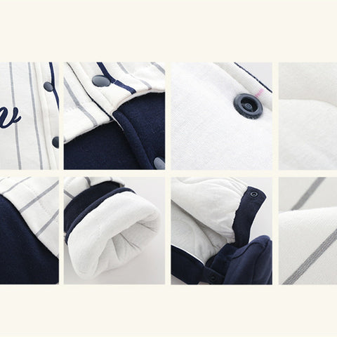 Body festivo de algodón con capucha